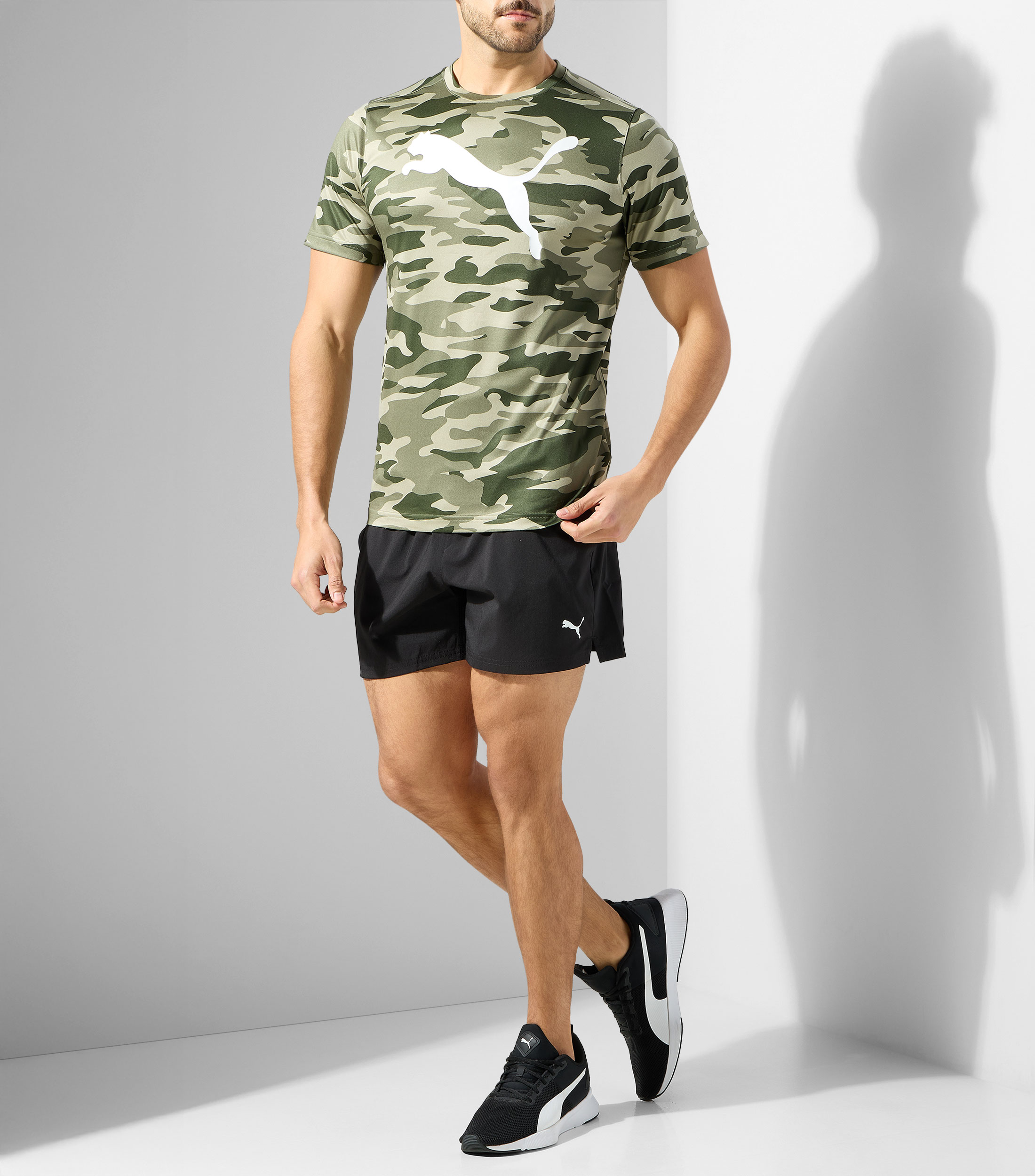Playera para entrenamiento Camo Hombre